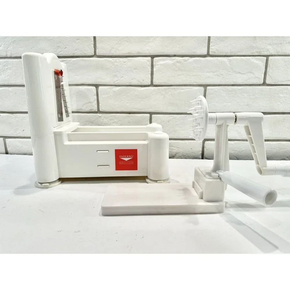 Williams Sonoma Paderno World‎ Cuisine Plastic Spiral Vegetable Slicer 3 Blades